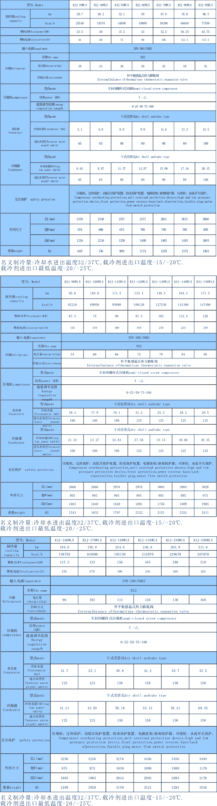 螺杆中低温冷水机组