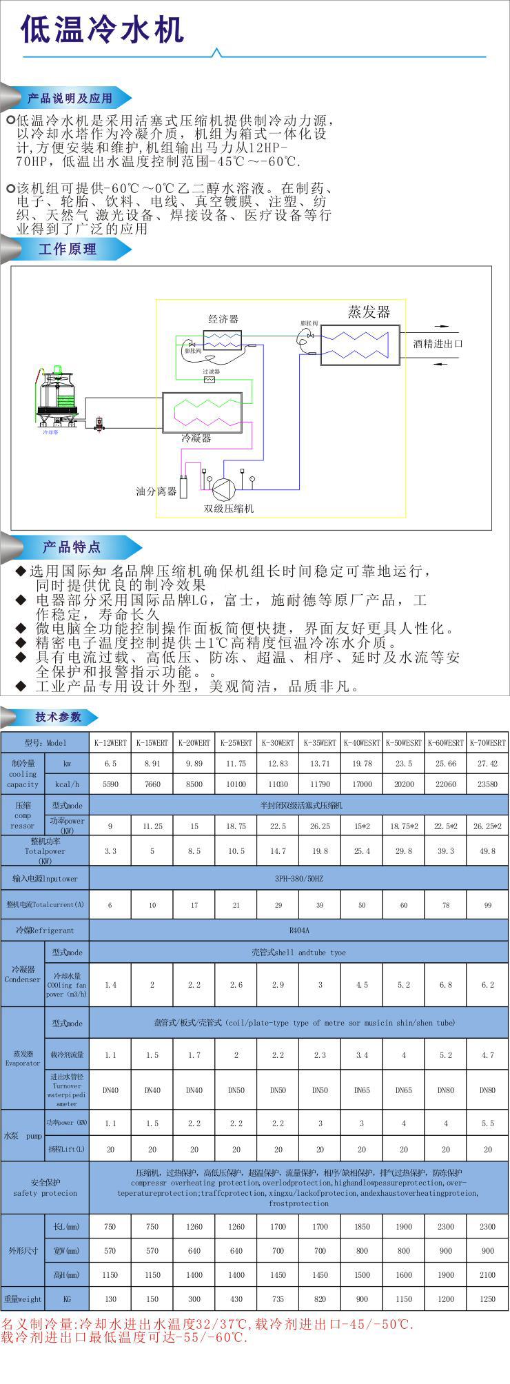 低温制冷机组